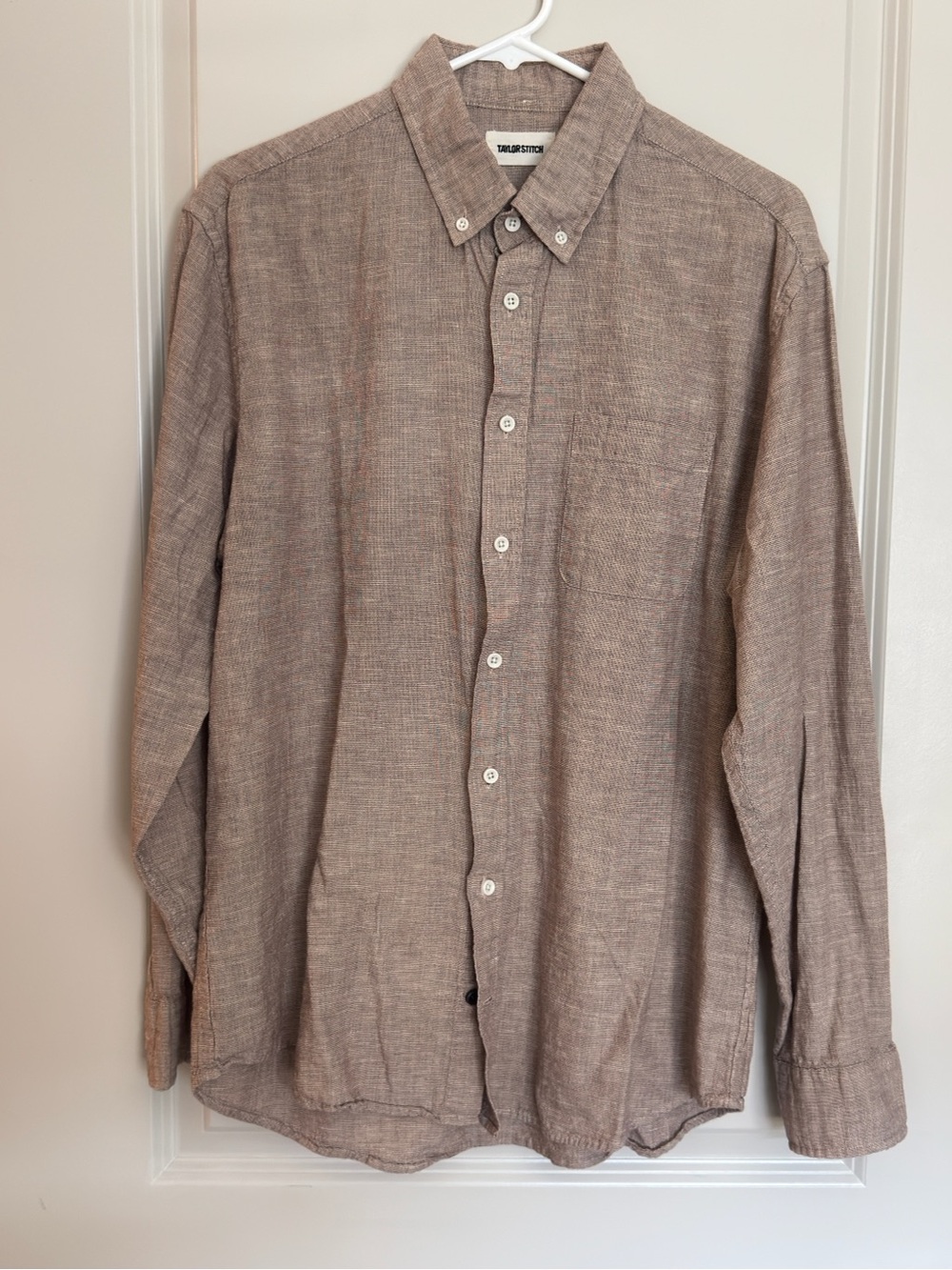 Taylor Stitch Jack in Merlot Cotton Linen